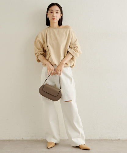 下襬泡泡長袖T恤