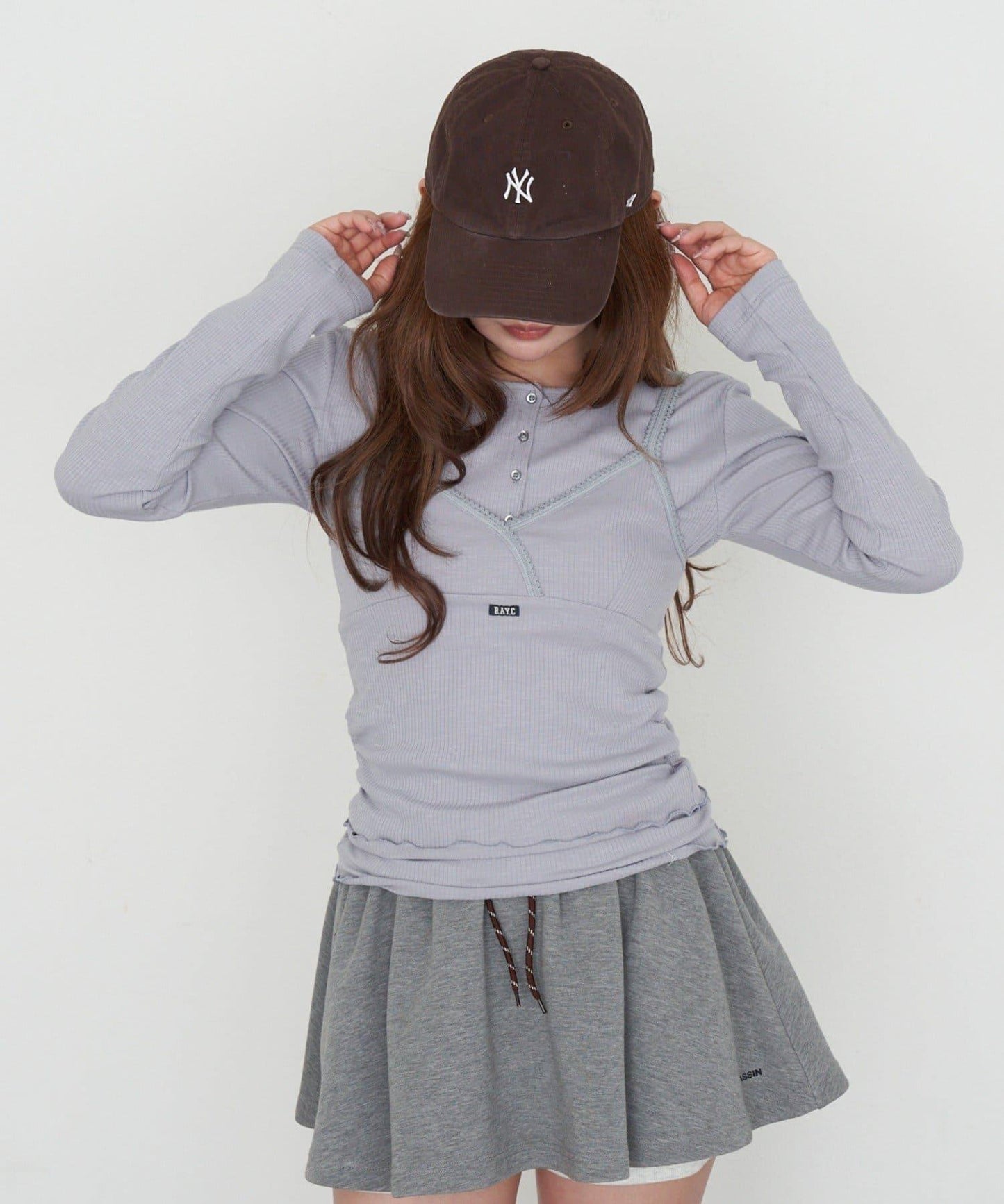 亨利風格層疊裹身吊帶背心