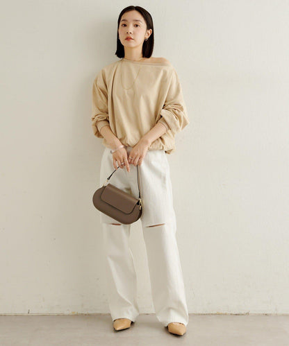 下襬泡泡長袖T恤