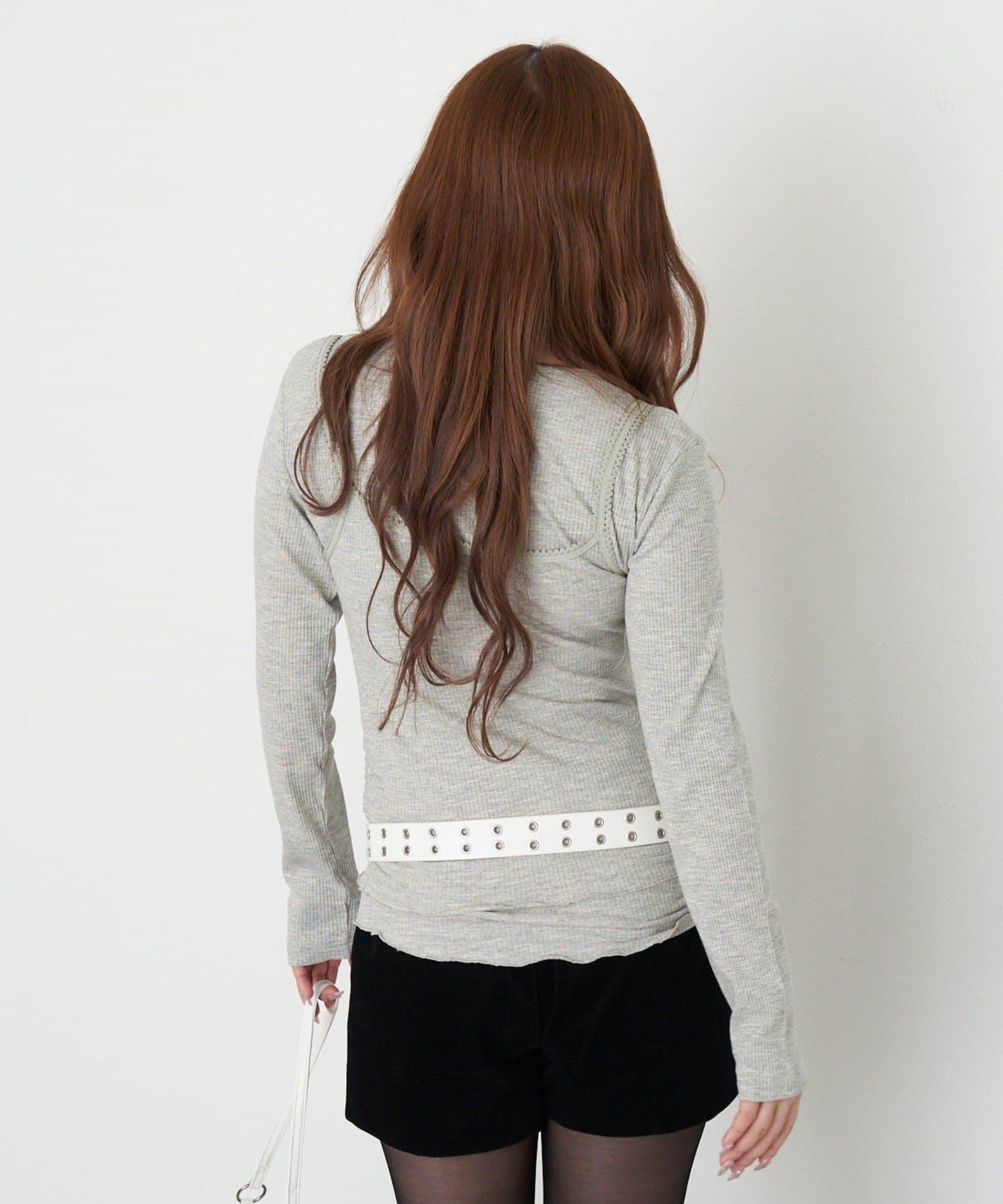 亨利風格層疊裹身吊帶背心