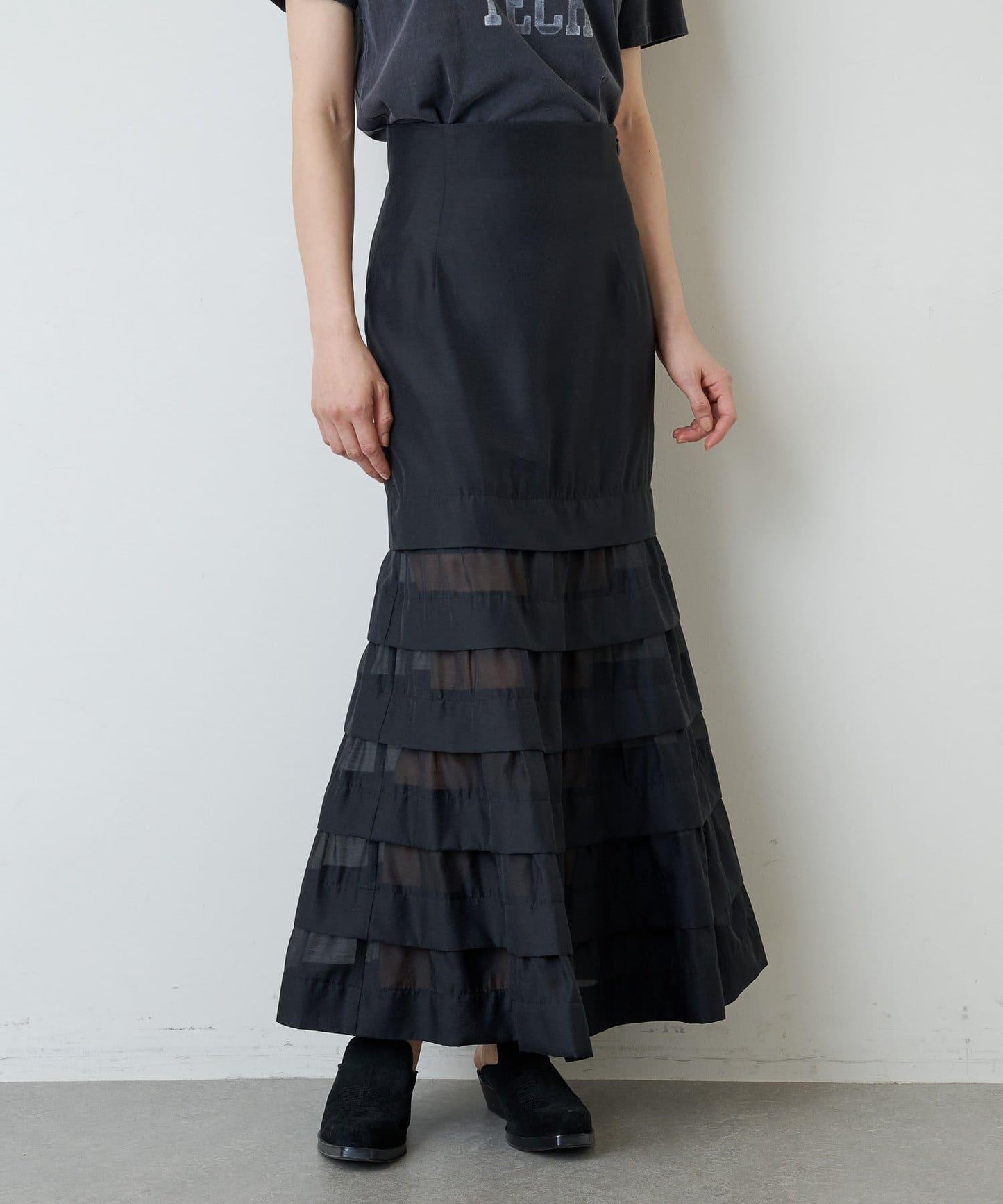 歐根紗美人魚半身裙4