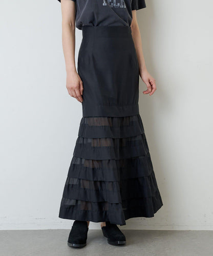 歐根紗美人魚半身裙4