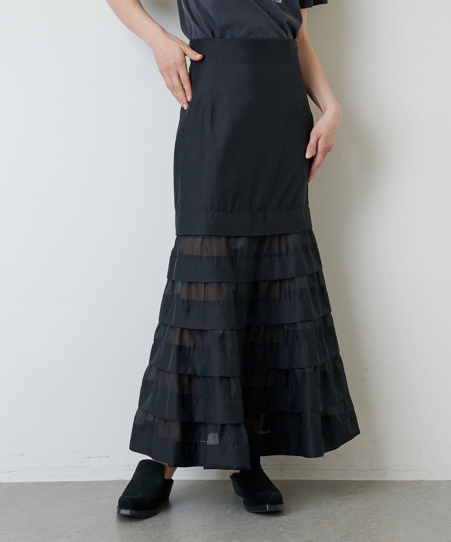 歐根紗美人魚半身裙4