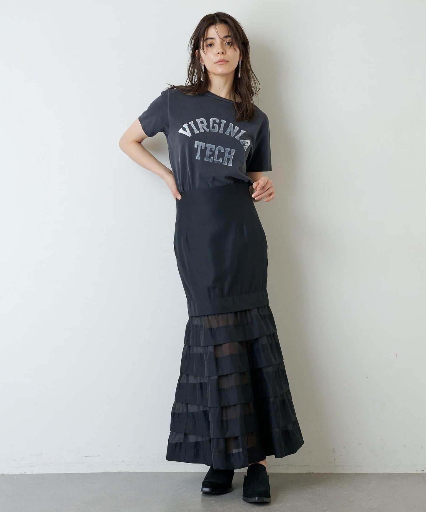 歐根紗美人魚半身裙4