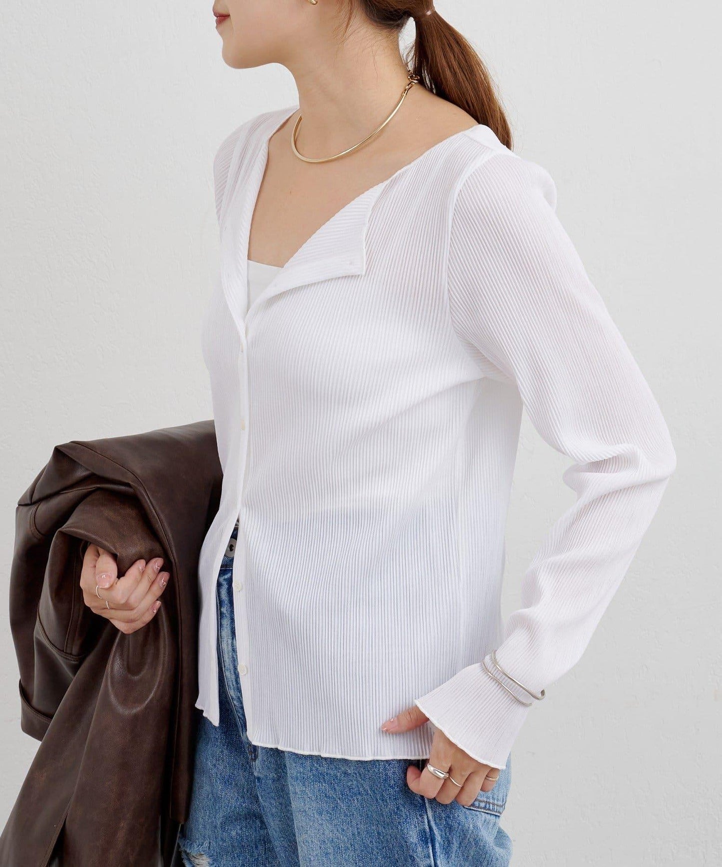 【26SS】百褶開衫