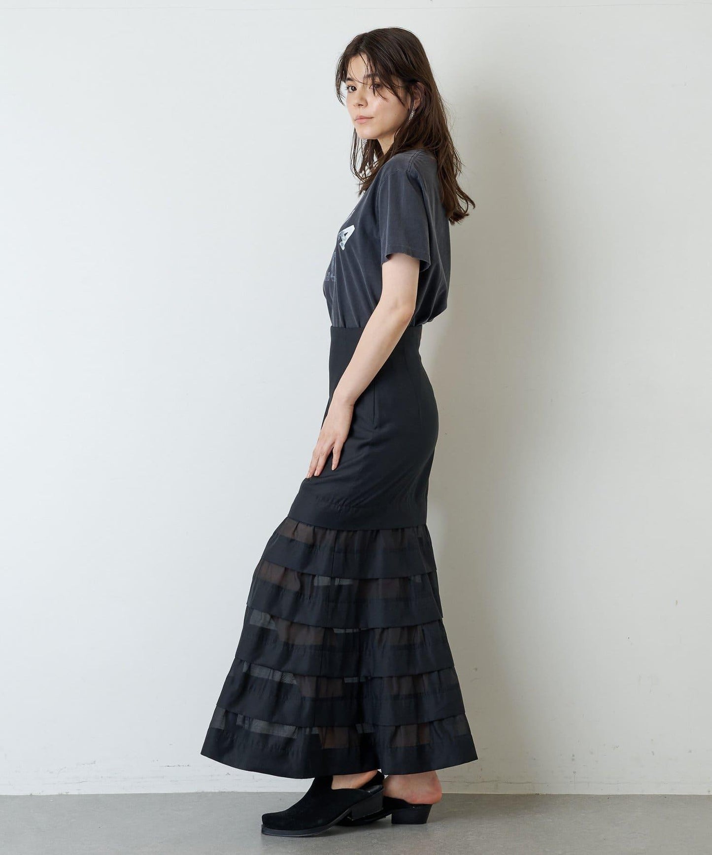 歐根紗美人魚半身裙4