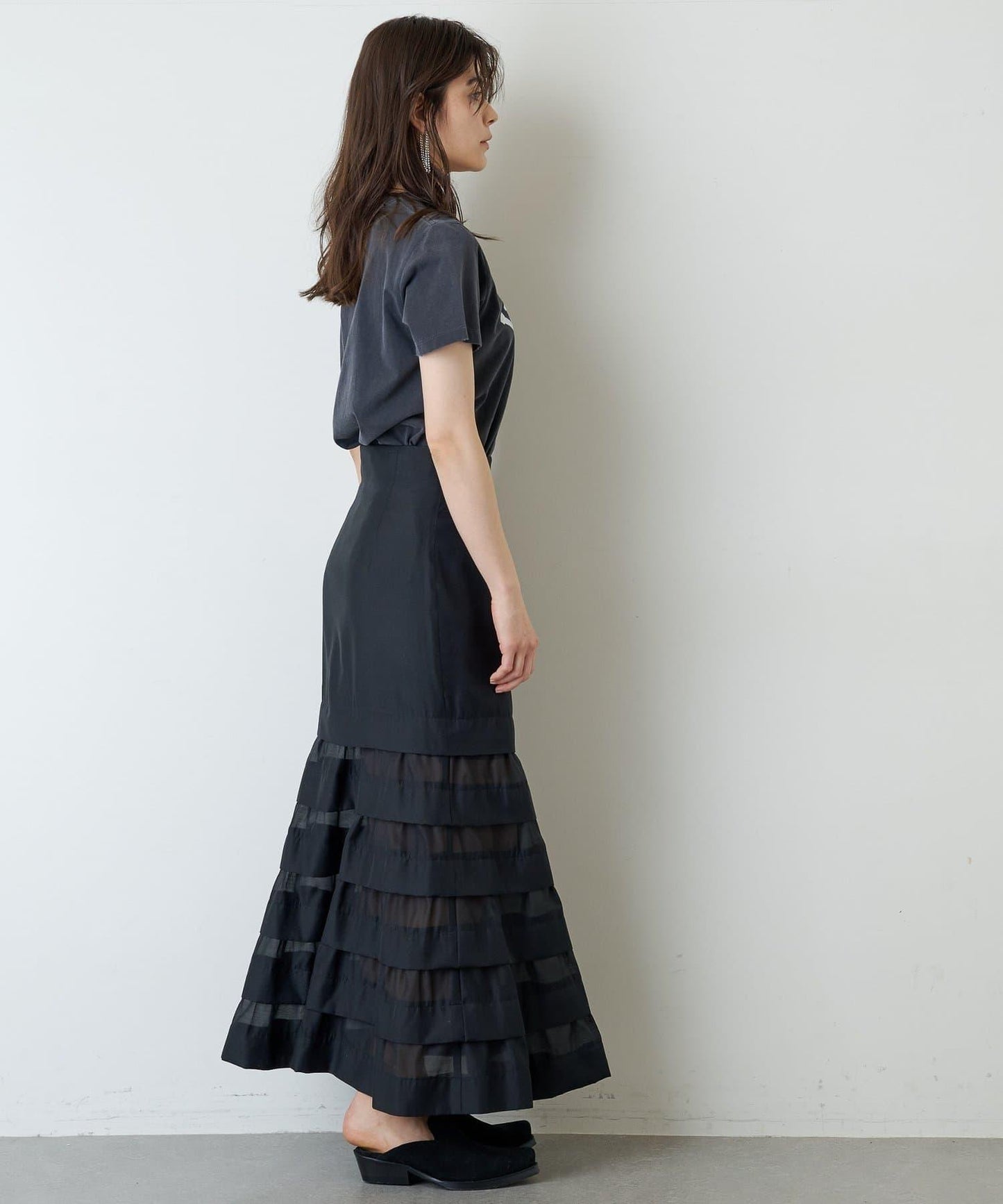 歐根紗美人魚半身裙4