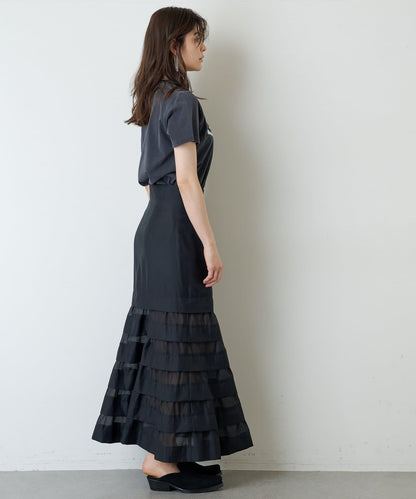 歐根紗美人魚半身裙4