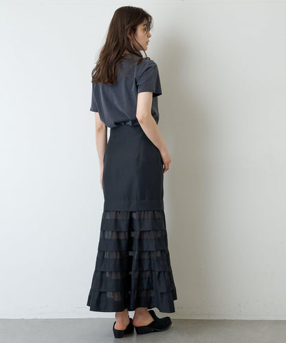 歐根紗美人魚半身裙4