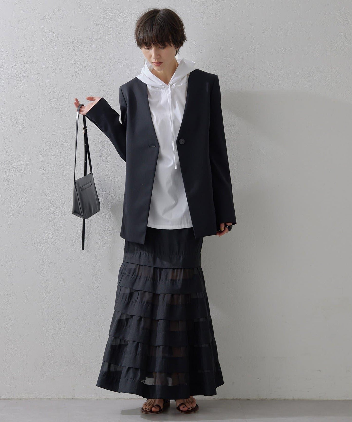 歐根紗美人魚半身裙4