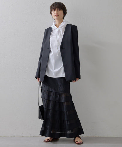 歐根紗美人魚半身裙4