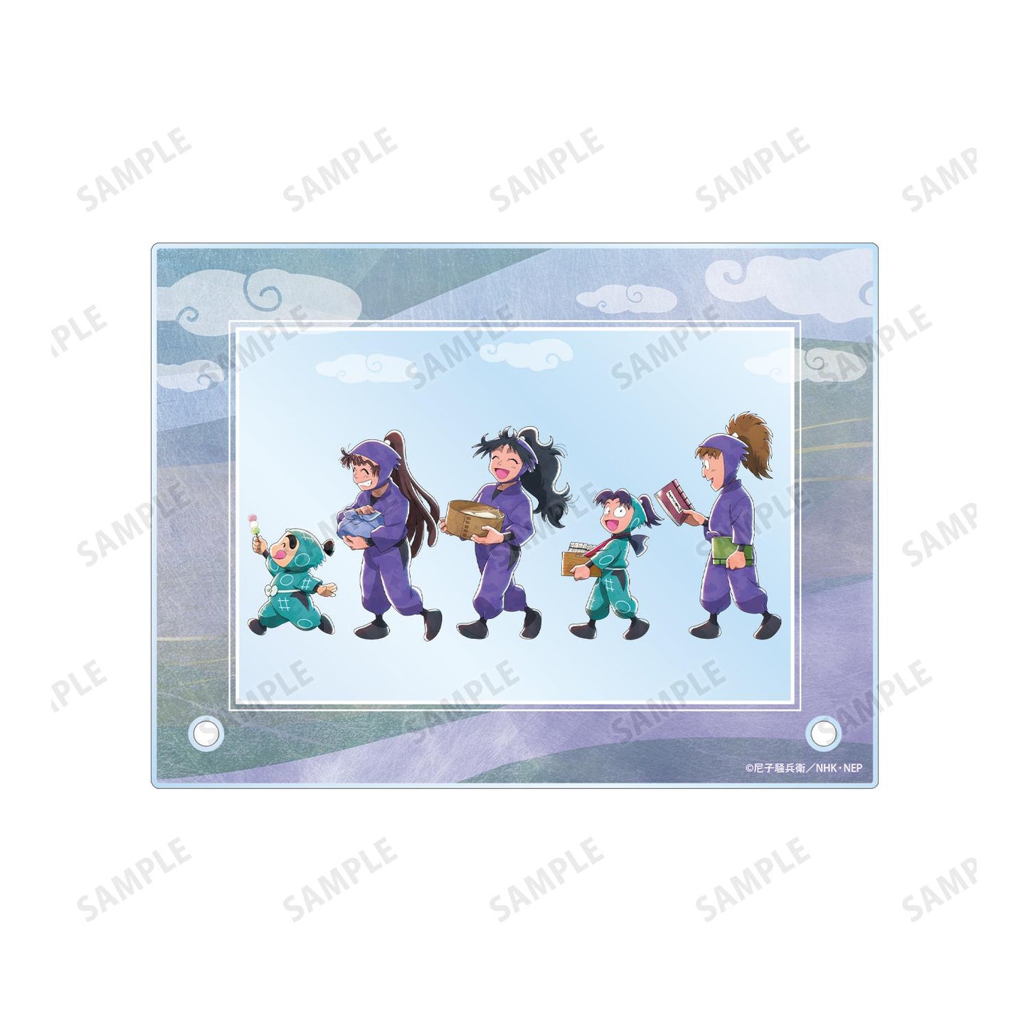 《忍者亂太郎》_新繪插畫 集合 大家一起前進之章ver. 第2彈 A6亞克力板 ver.B