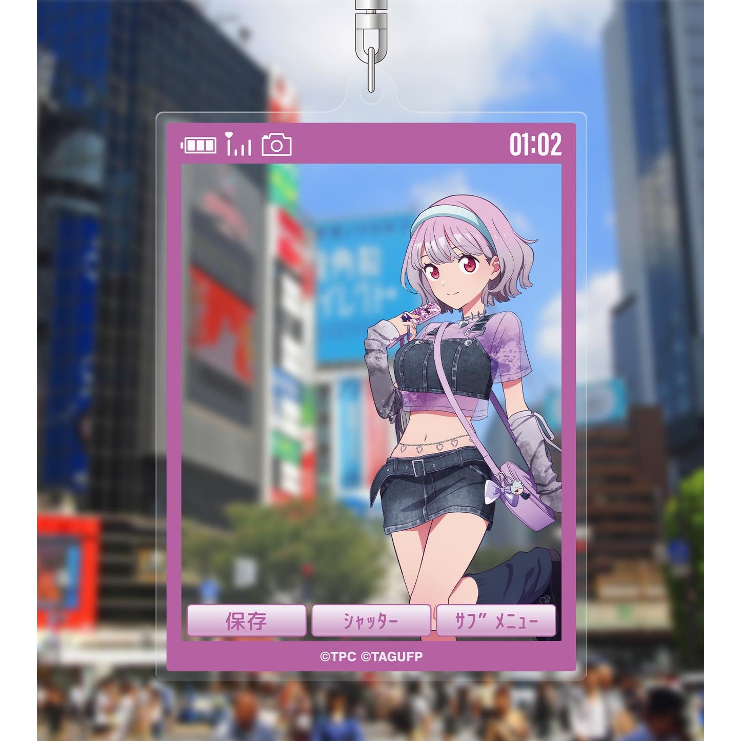 《電光超人古立特》 ユニバース_新繪 新條茜 Y2K風格 大號亞克力鑰匙扣