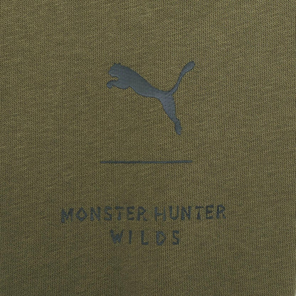 《怪物獵人物語》系列（怪物獵人）_XL碼_PUMA × MONSTER HUNTER衛衣連帽衫_深橄欖綠