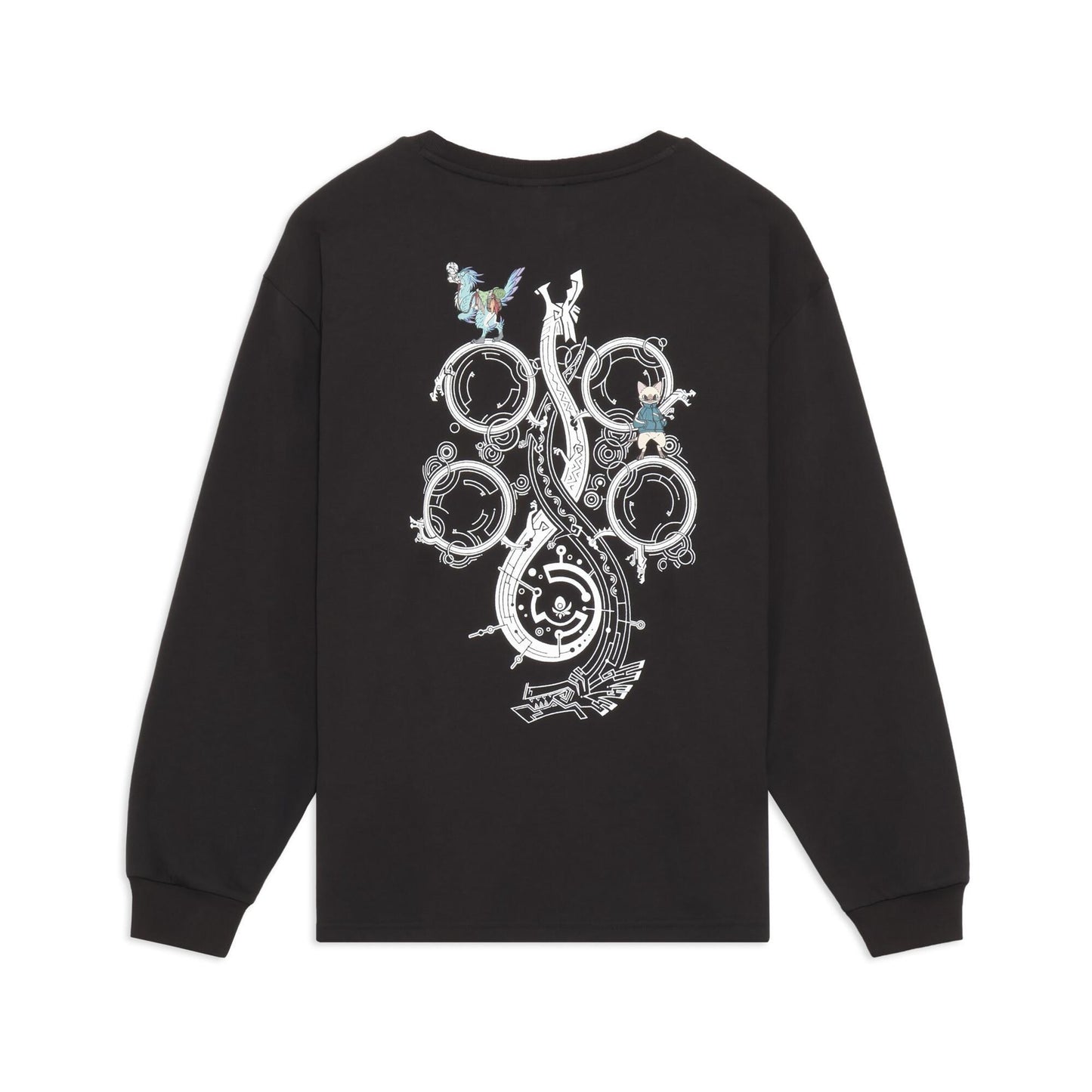 《怪物獵人物語》系列（怪獵）_L碼_PUMA × MONSTER HUNTER 長袖T恤_PUMA黑色