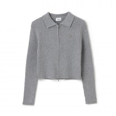 【LTXC】【可水洗】羅紋雙拉鍊開衫