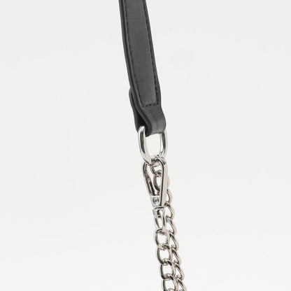 人造皮革蝴蝶結鏈條單肩包