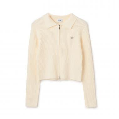 【LTXC】【可水洗】羅紋雙拉鍊開衫