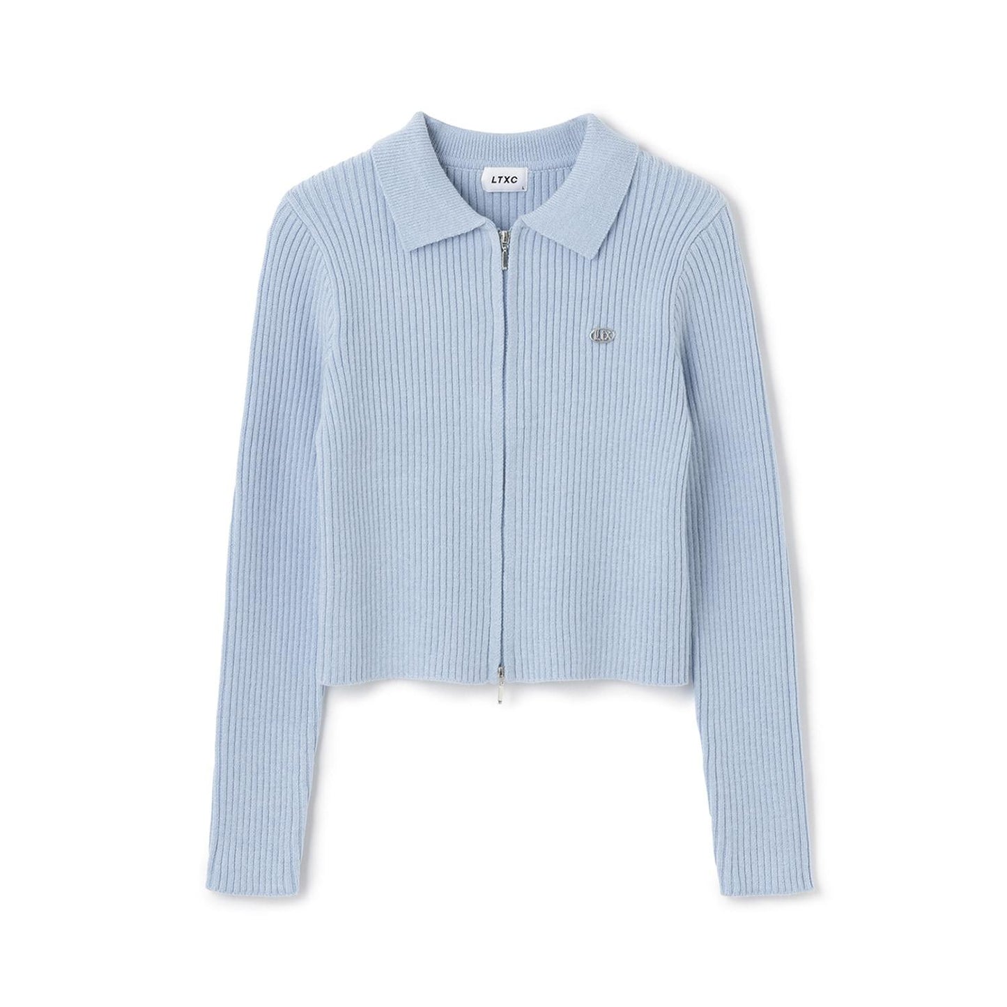 【LTXC】【可水洗】羅紋雙拉鍊開衫