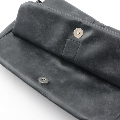 人造皮革蝴蝶結鏈條單肩包