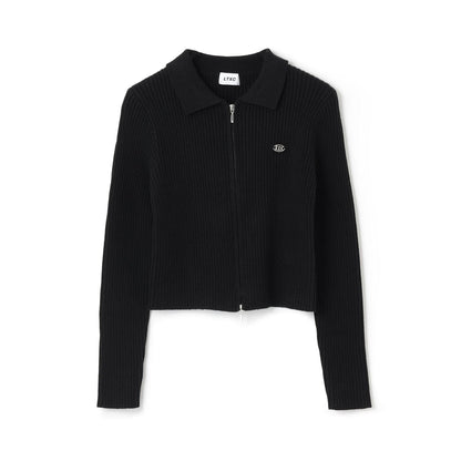 【LTXC】【可水洗】羅紋雙拉鍊開衫