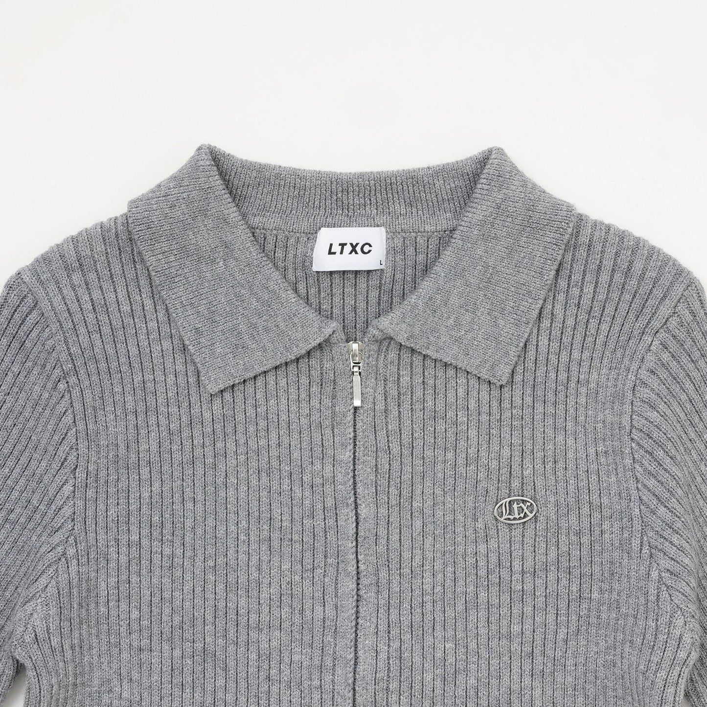 【LTXC】【可水洗】羅紋雙拉鍊開衫