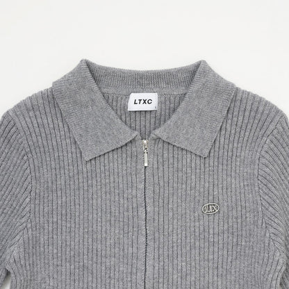 【LTXC】【可水洗】羅紋雙拉鍊開衫