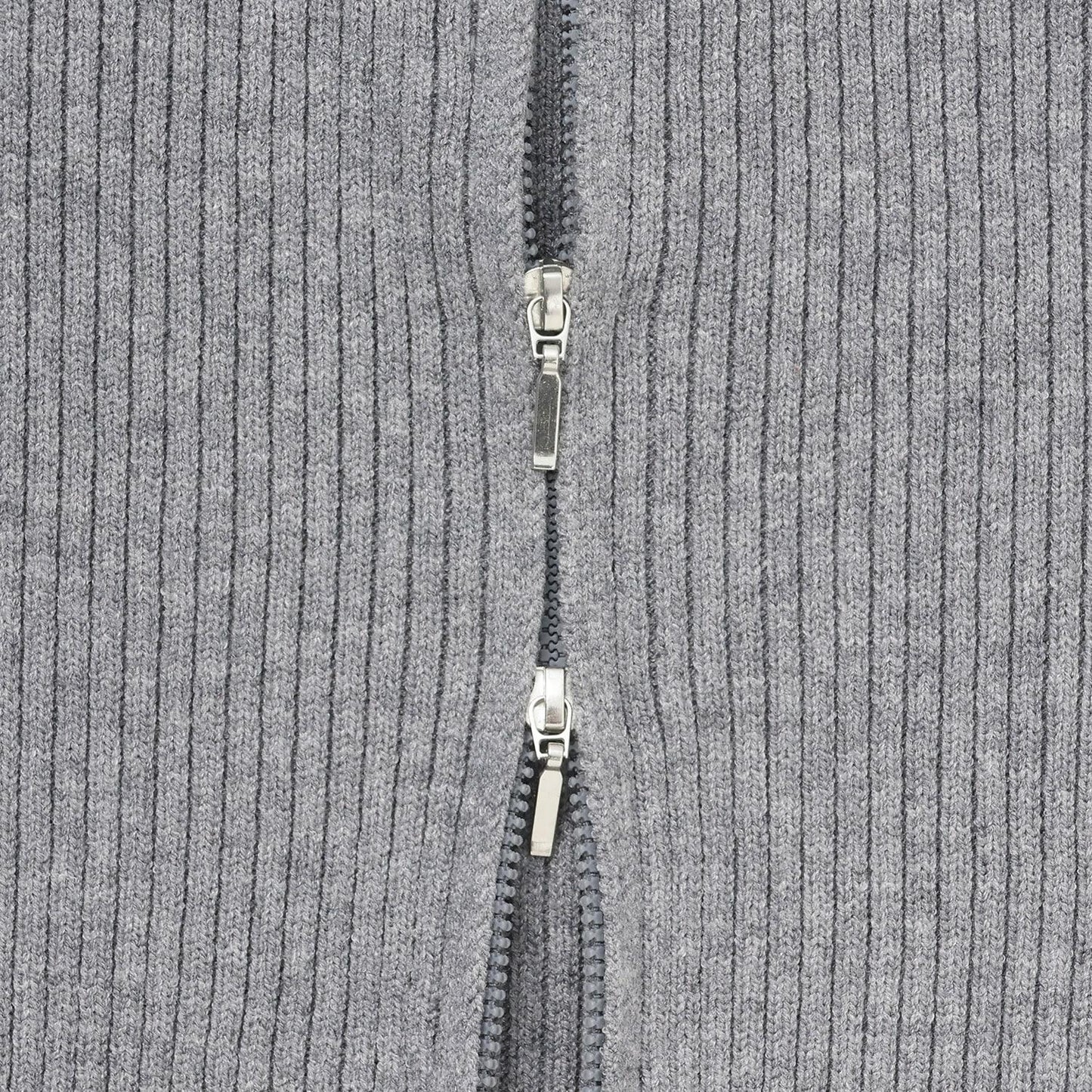 【LTXC】【可水洗】羅紋雙拉鍊開衫