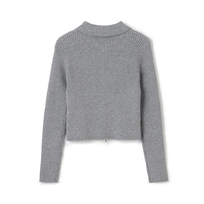 【LTXC】【可水洗】羅紋雙拉鍊開衫