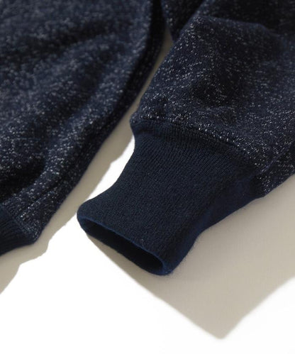 美利奴羊毛+棉混紡毛圈灰色衛衣