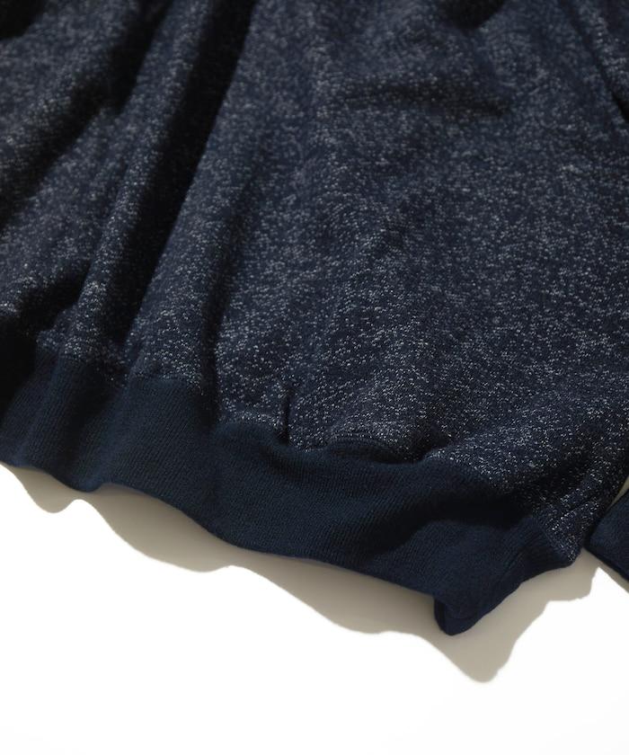 美利奴羊毛+棉混紡毛圈灰色衛衣