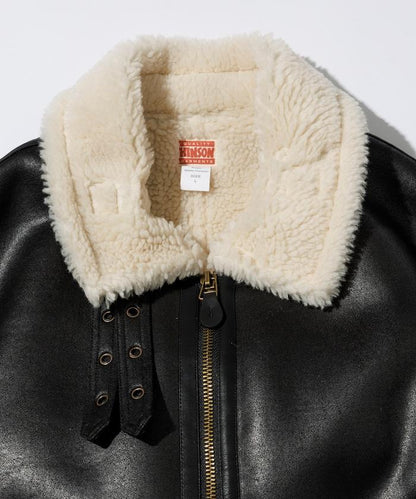 特別款 B-3 仿麂皮羊羔絨夾克