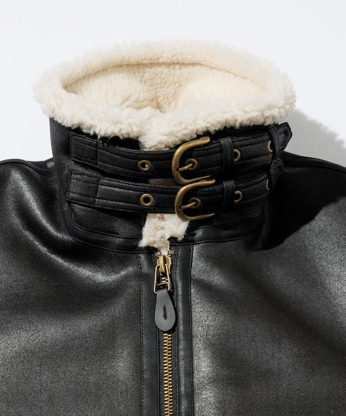 特別款 B-3 仿麂皮羊羔絨夾克