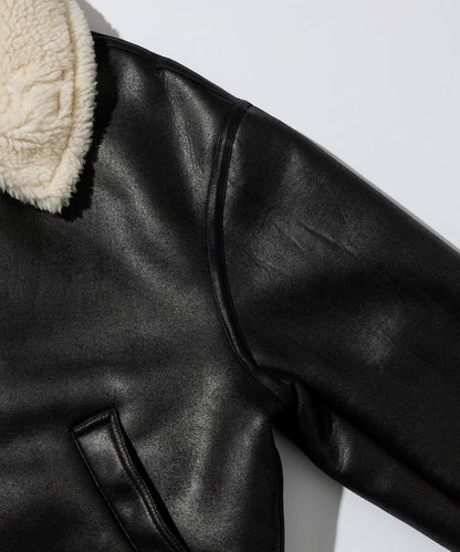 特別款 B-3 仿麂皮羊羔絨夾克