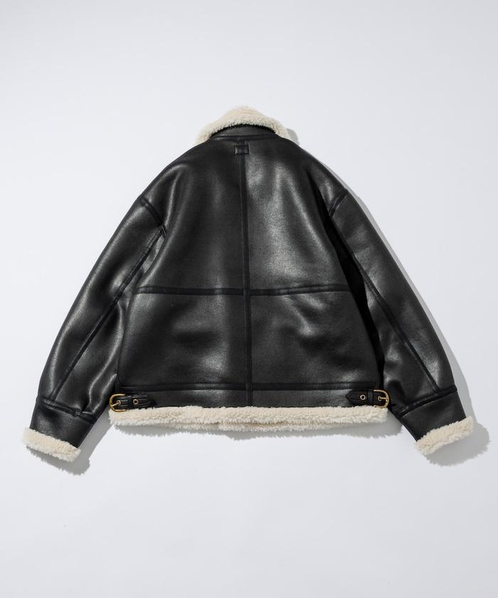 特別款 B-3 仿麂皮羊羔絨夾克