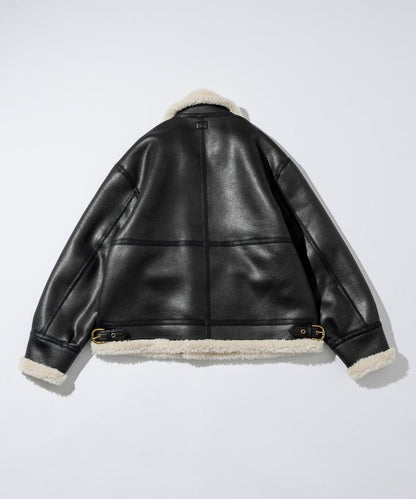 特別款 B-3 仿麂皮羊羔絨夾克