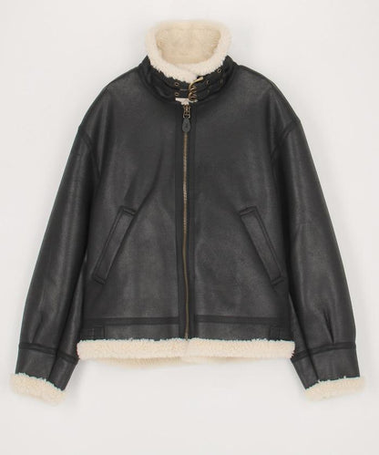 特別款 B-3 仿麂皮羊羔絨夾克