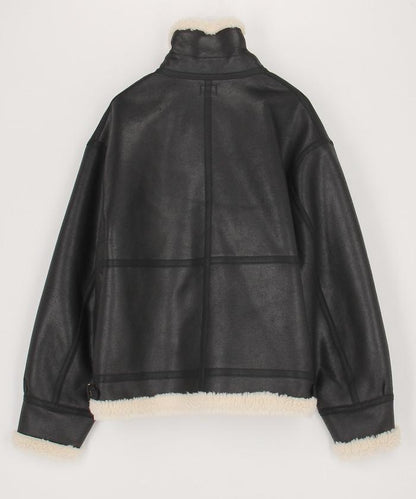 特別款 B-3 仿麂皮羊羔絨夾克