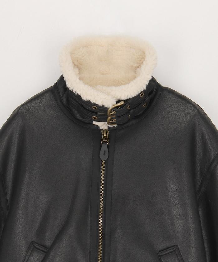 特別款 B-3 仿麂皮羊羔絨夾克