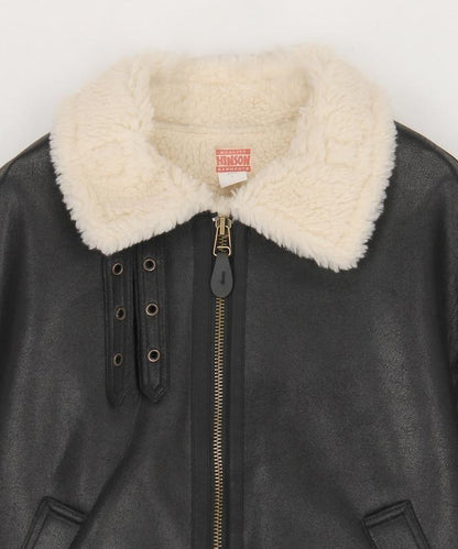 特別款 B-3 仿麂皮羊羔絨夾克