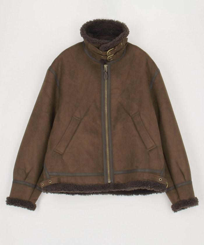 特別款 B-3 仿麂皮羊羔絨夾克
