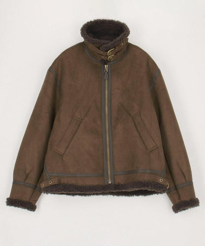 特別款 B-3 仿麂皮羊羔絨夾克