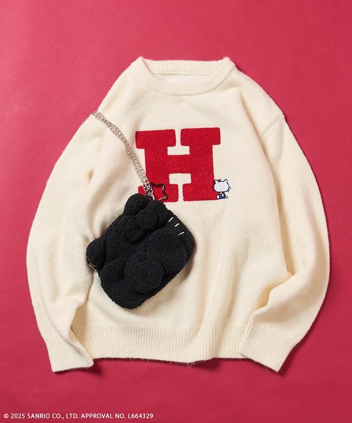 “HELLOKITTY”毛絨斜挎包 鏈條包