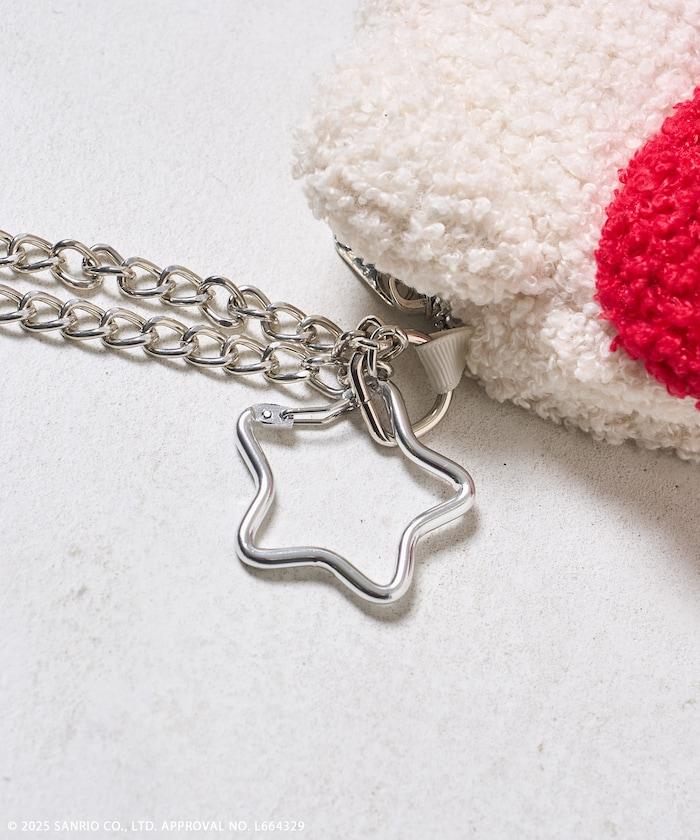 “HELLOKITTY”毛絨斜挎包 鏈條包