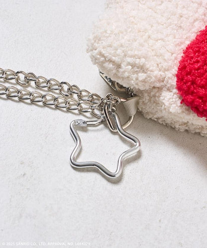 “HELLOKITTY”毛絨斜挎包 鏈條包