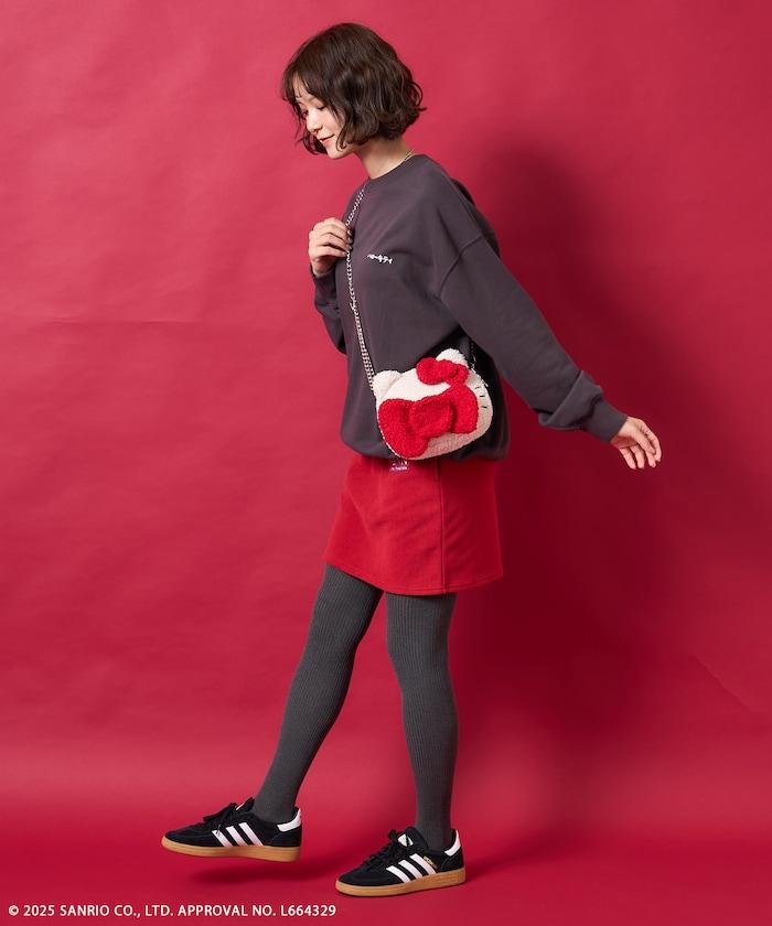 “HELLOKITTY”毛絨斜挎包 鏈條包