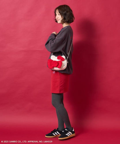 “HELLOKITTY”毛絨斜挎包 鏈條包