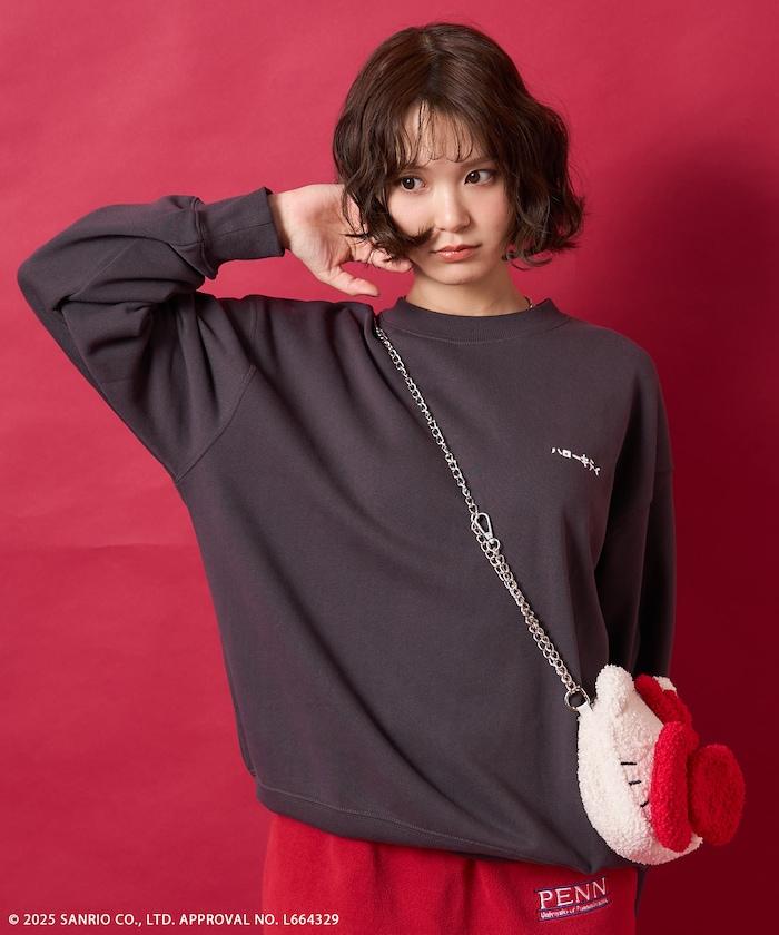 “HELLOKITTY”毛絨斜挎包 鏈條包