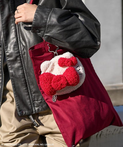 “HELLOKITTY”毛絨收納包