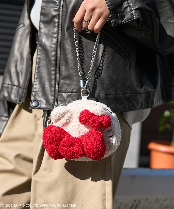 “HELLOKITTY”毛絨收納包